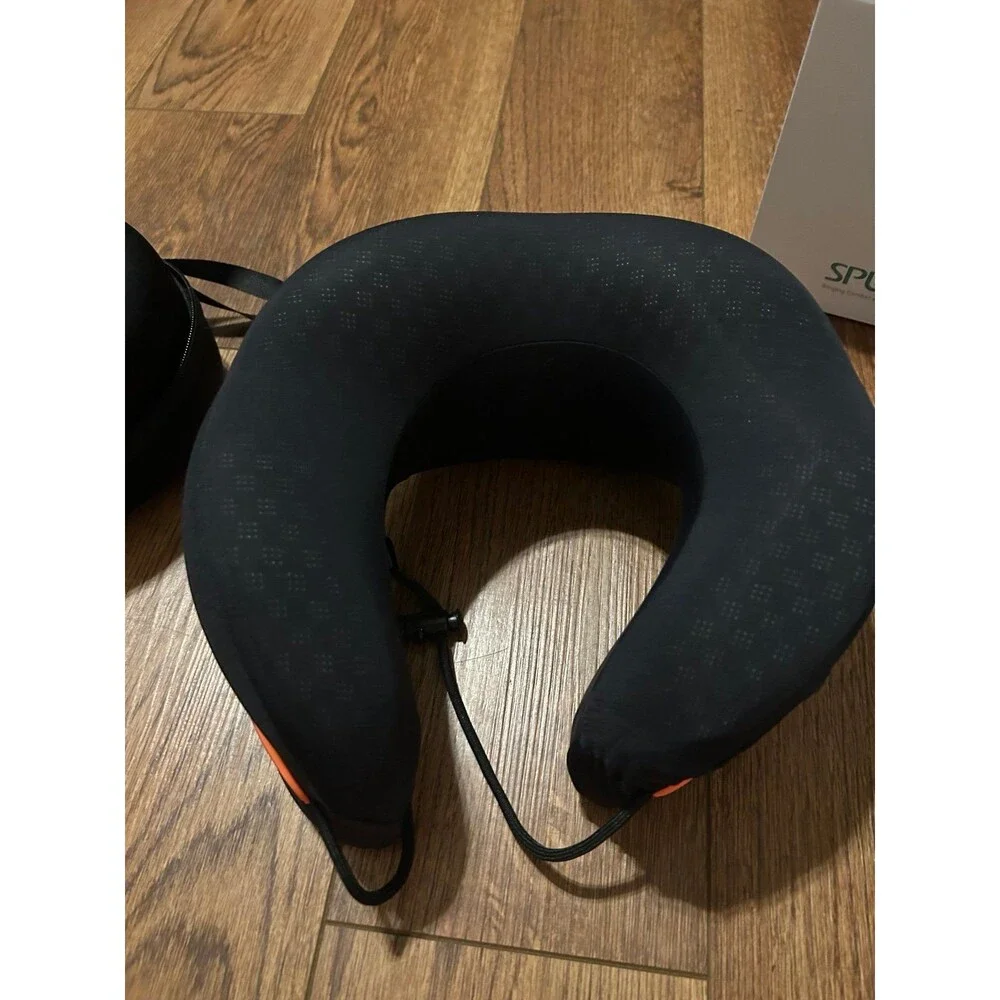 Spuer Travel Pillow Memory Foam With Case, Eye Mask And Ear Plugs Brand New
